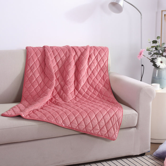 Plushridge USB heated throw blanket in plush velvet – 39 x 55 in