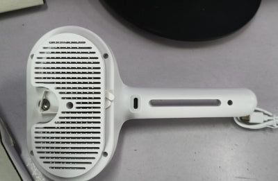 Self-cleaning pet brush with mist spray