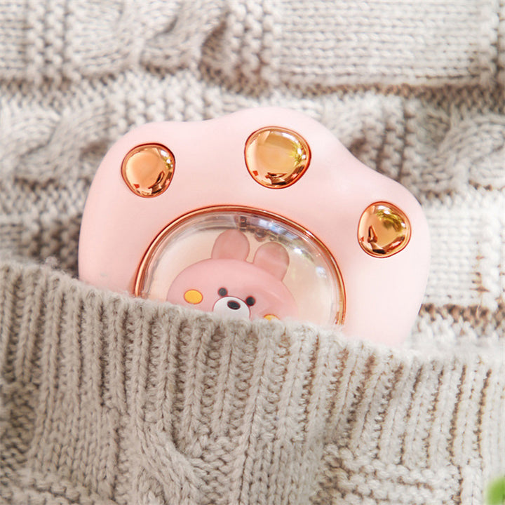 Cat paw shaped rechargeable hand warmer