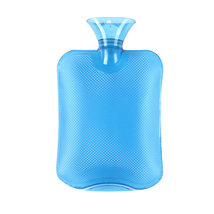 Hot Water Bottle in Transparent PVC, 1L or 2L