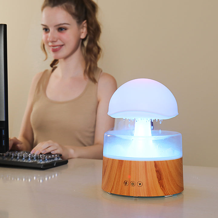 Rain Cloud Humidifier with 7-Color Night Light and Remote