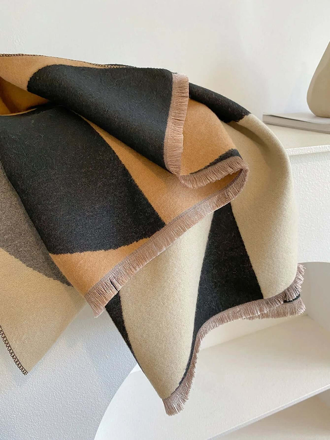 Women’s Reversible Winter Scarf – Soft &amp; Warm Wrap
