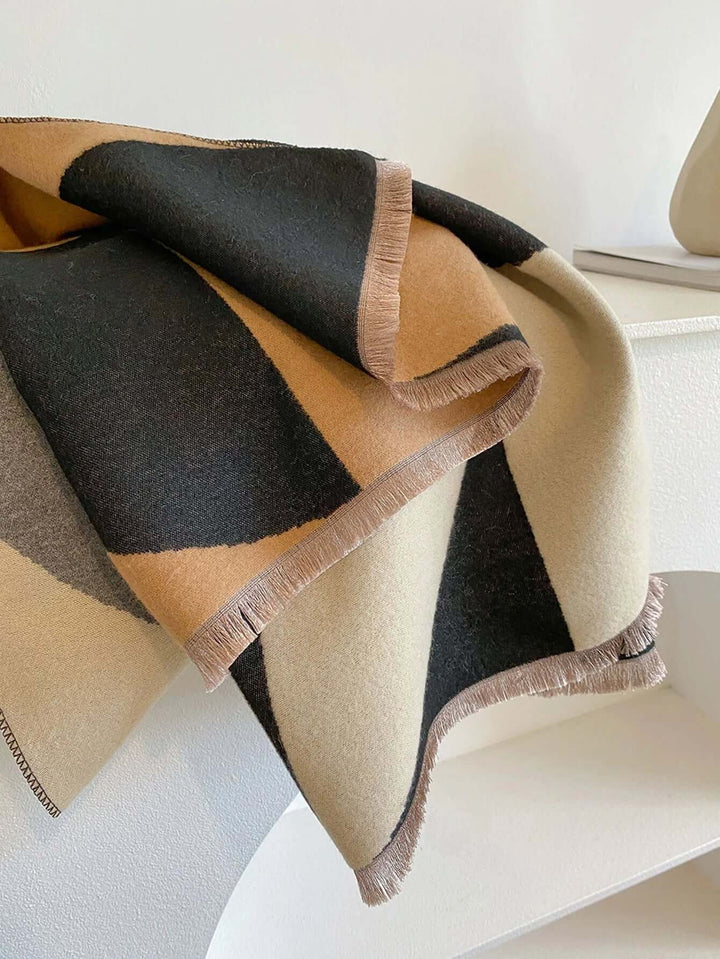 Women’s Reversible Winter Scarf – Soft &amp; Warm Wrap