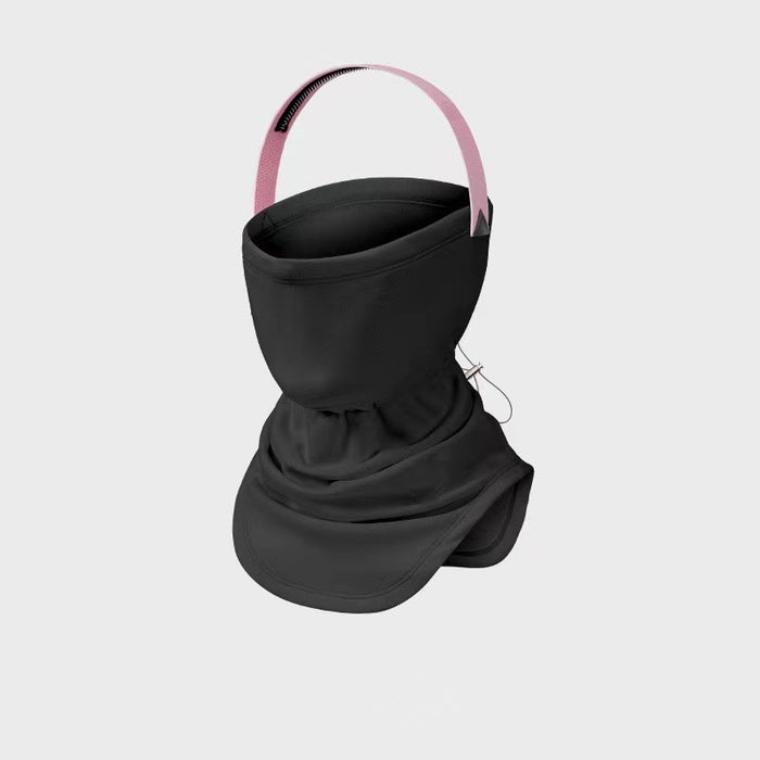 Plushridge Windproof ski face mask and neck cover with adjustable cord