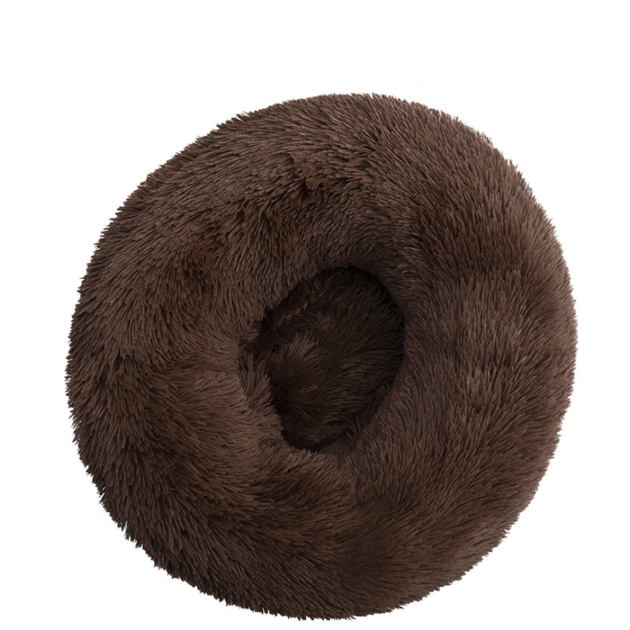 Plushridge Fluffy Round Donut Bed for Dogs and Cats