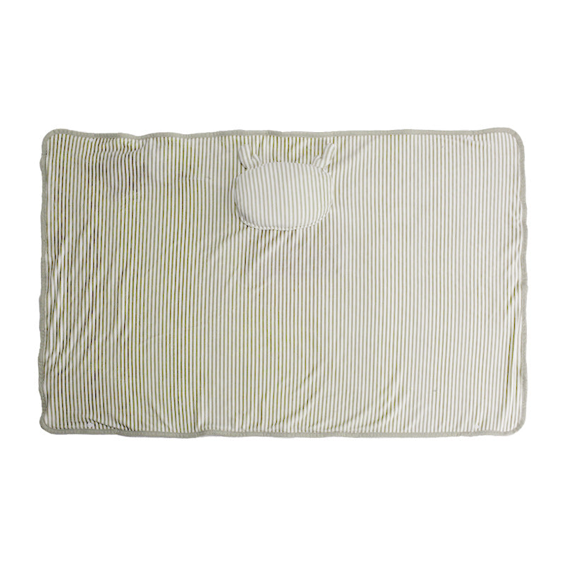 USB Heated Plush Blanket for Office, Washable with Power Bank Option