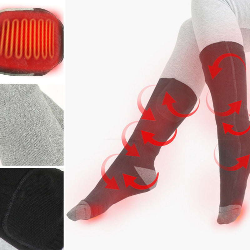 Plushridge™ Rechargeable Heated Socks with Adjustable Temperature