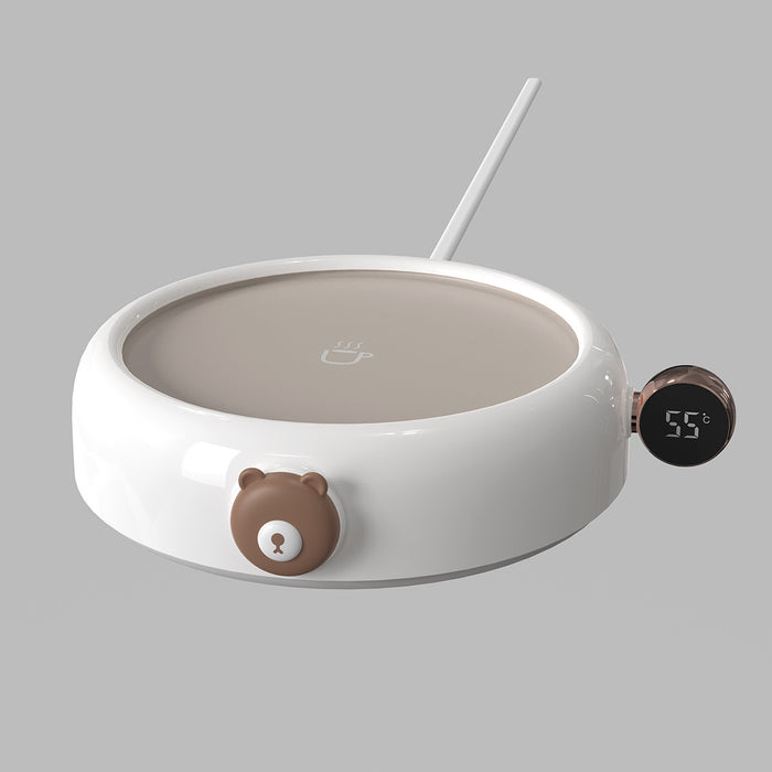 Plushridge Cute Bear Mug Warmer with Display and Matching Cup