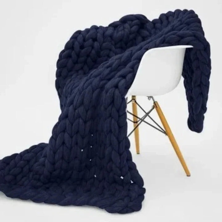 Evenly Weighted Breathable Blanket in Soft Faux Cashmere
