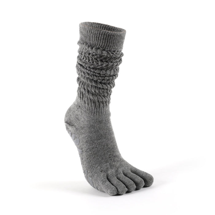 Plushridge Non-Slip Pilates Toe Socks with Slouchy Scrunch Leg