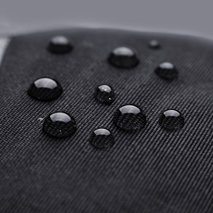 Black heated ski gloves with battery pack