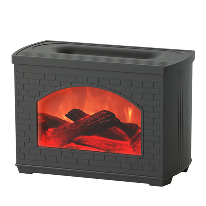 Plushridge Fireplace flame humidifier and aroma diffuser, fine mist