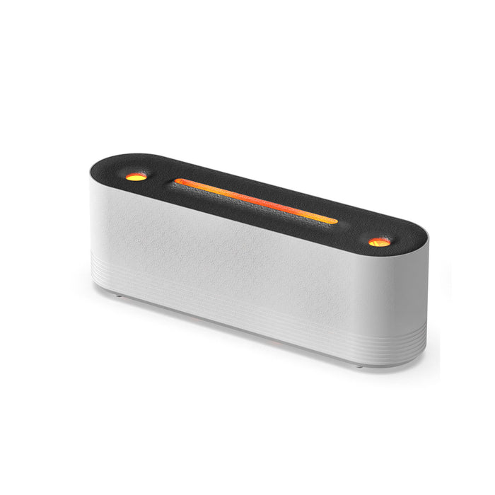 Plushridge Textured flame diffuser with soft mist and flame light