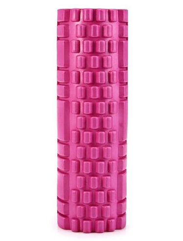 Textured EVA foam roller for massage
