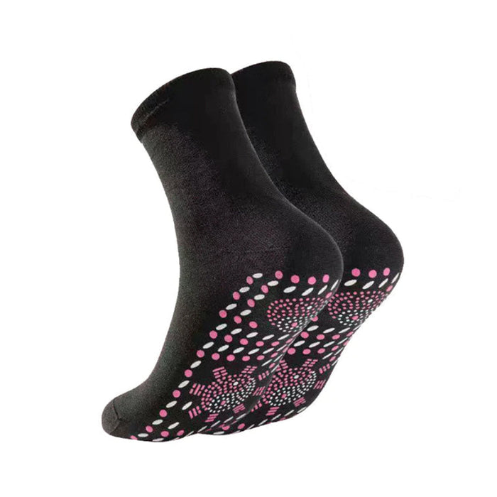 Plushridge™ Self-Warming Tourmaline Socks with Acupressure-Style Texture
