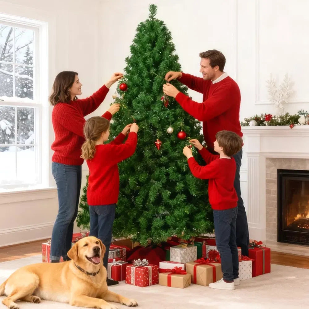 Full green 6 ft artificial Christmas tree