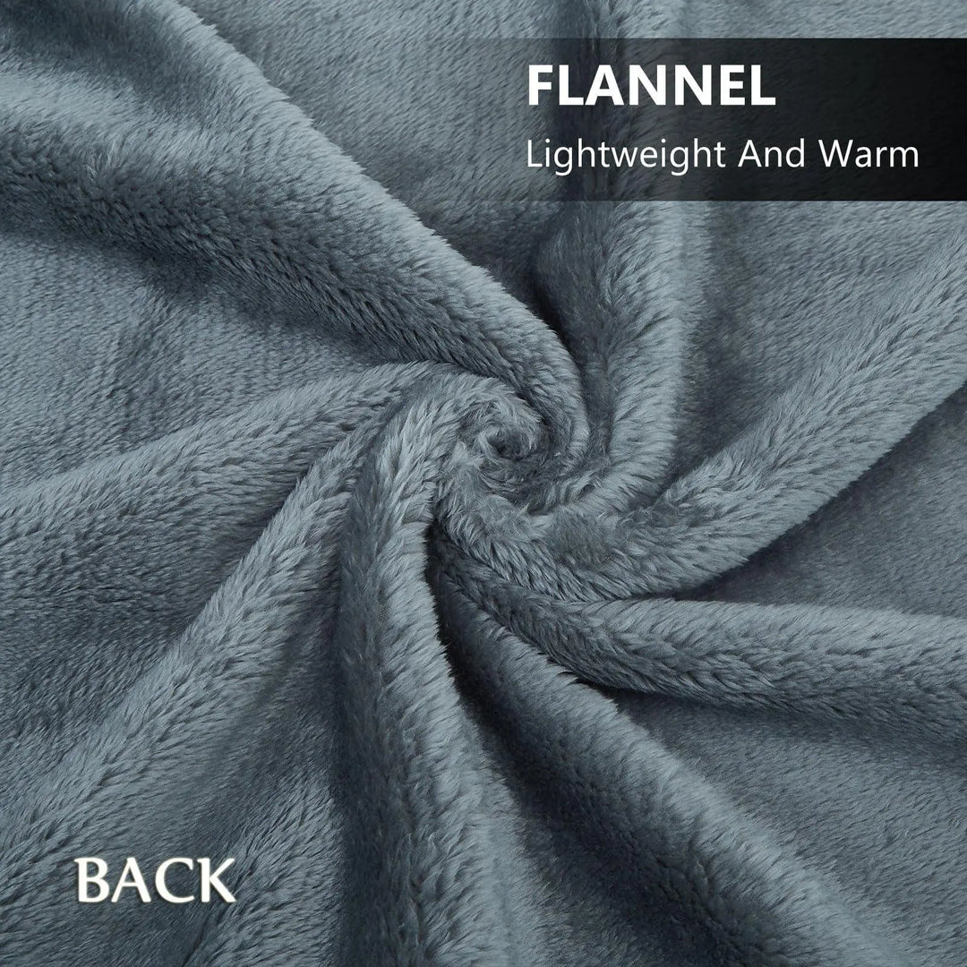 Velmesta Wearable Plaid Fleece Blanket