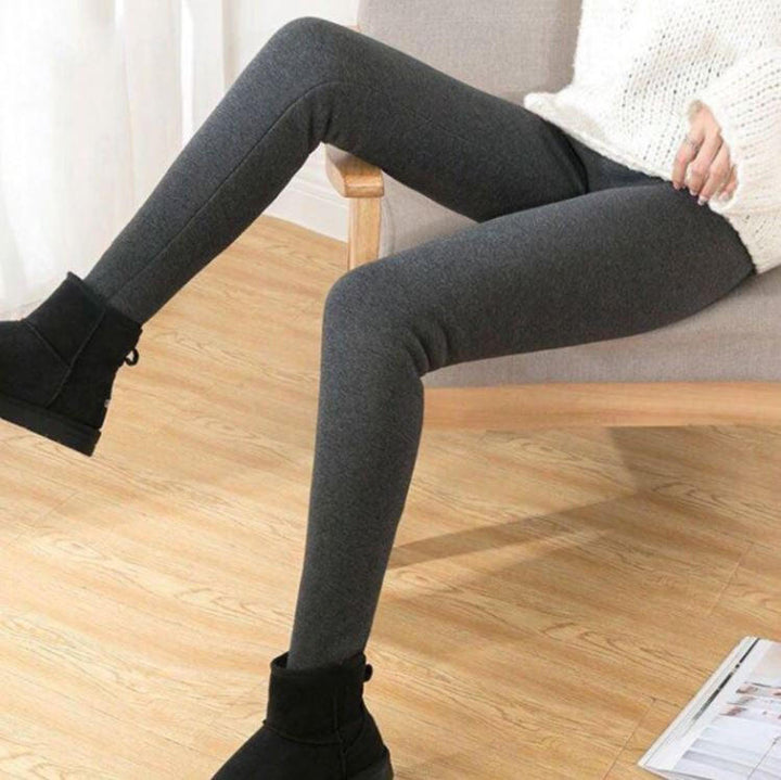 Thick Fleece Lined Thermal Leggings for Women