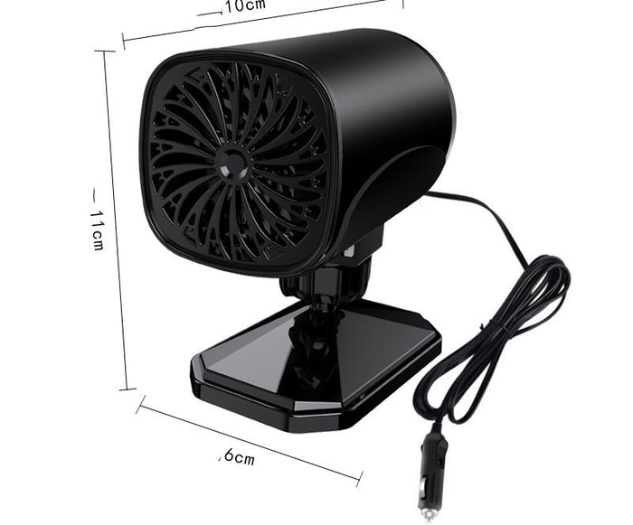 Plushridge 12V Car Heater and Windshield Defroster with Swivel Stand