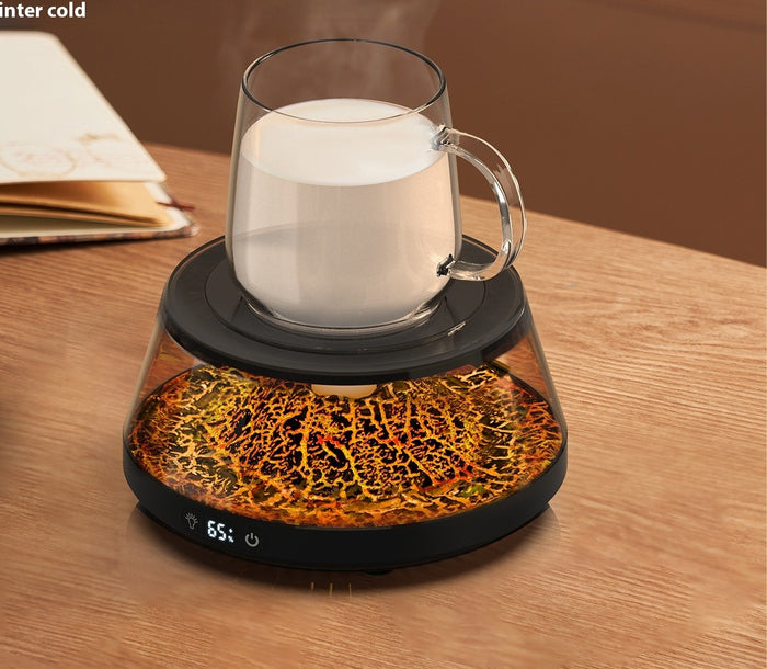 Plushridge Volcano Mug Warmer with Glowing Light Base