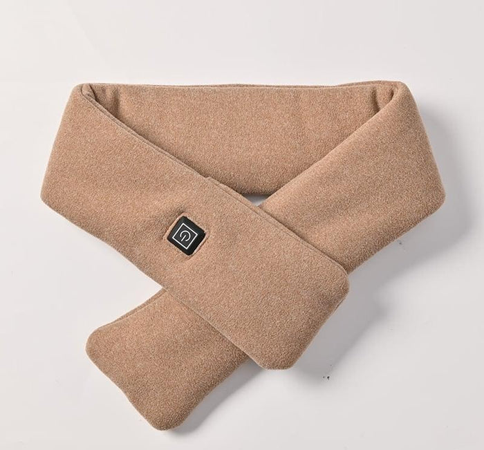 Plushridge USB Heated Scarf in Mink Fleece with 3 Heat Levels