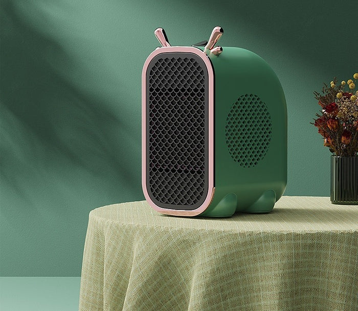 Plushridge Mini Space Heater with Cute Ears, 800W Ceramic