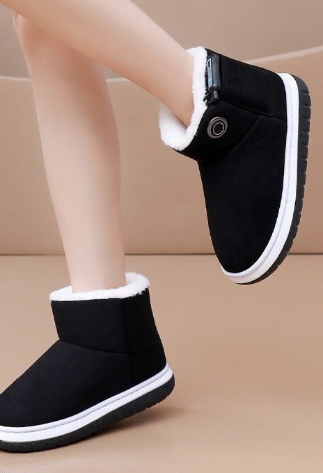 Plushridge Rechargeable Heated Boots with Plush Lining for Home