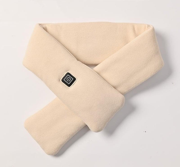 Plushridge USB Heated Scarf in Mink Fleece with 3 Heat Levels