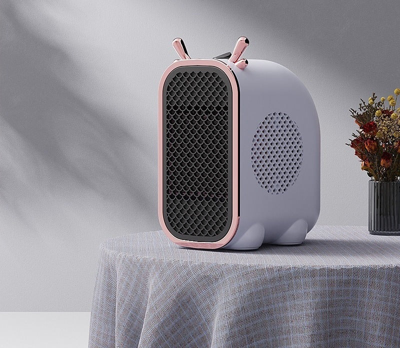 Cute mini space heater with ears