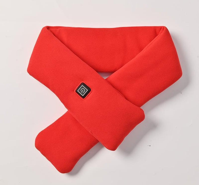 Plushridge USB Heated Scarf in Mink Fleece with 3 Heat Levels