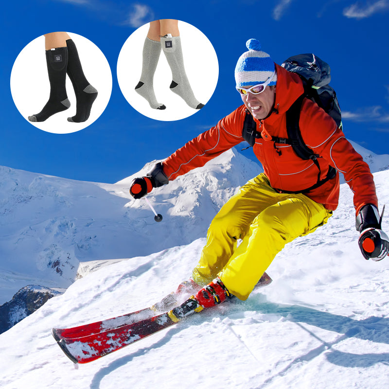 Plushridge™ Rechargeable Heated Socks with Adjustable Temperature