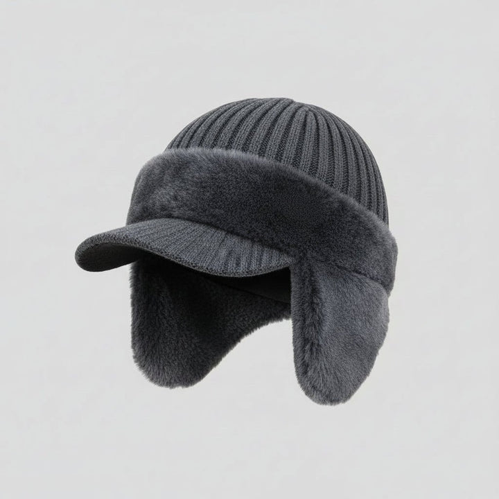 Extra Warm Trapper Hat with Built-In Ear Flaps