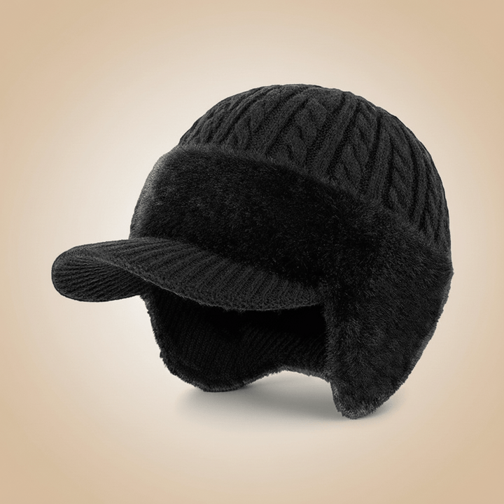 Extra Warm Trapper Hat with Built-In Ear Flaps