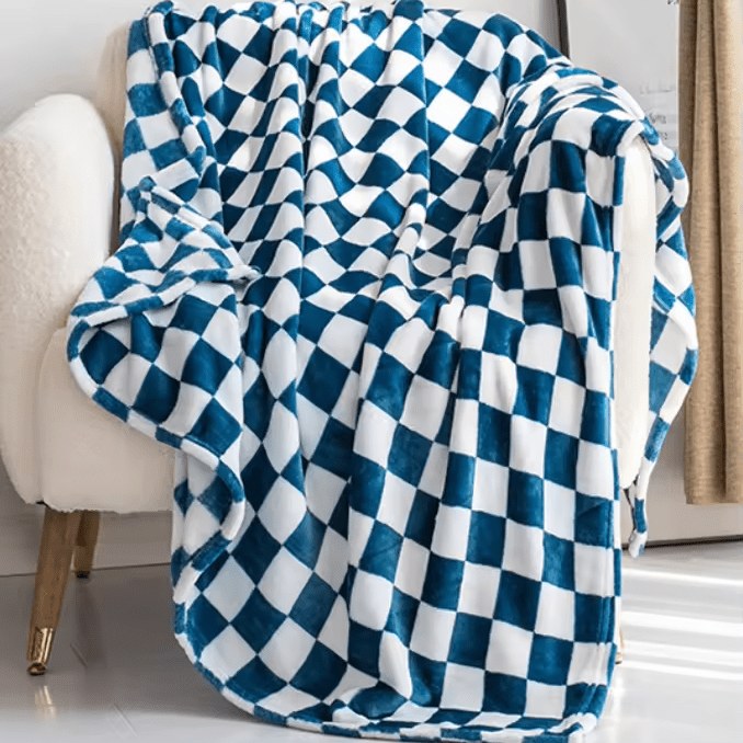 COZYCHECK – Flannel fleece blanket | Soft, warm, and suitable for year-round use