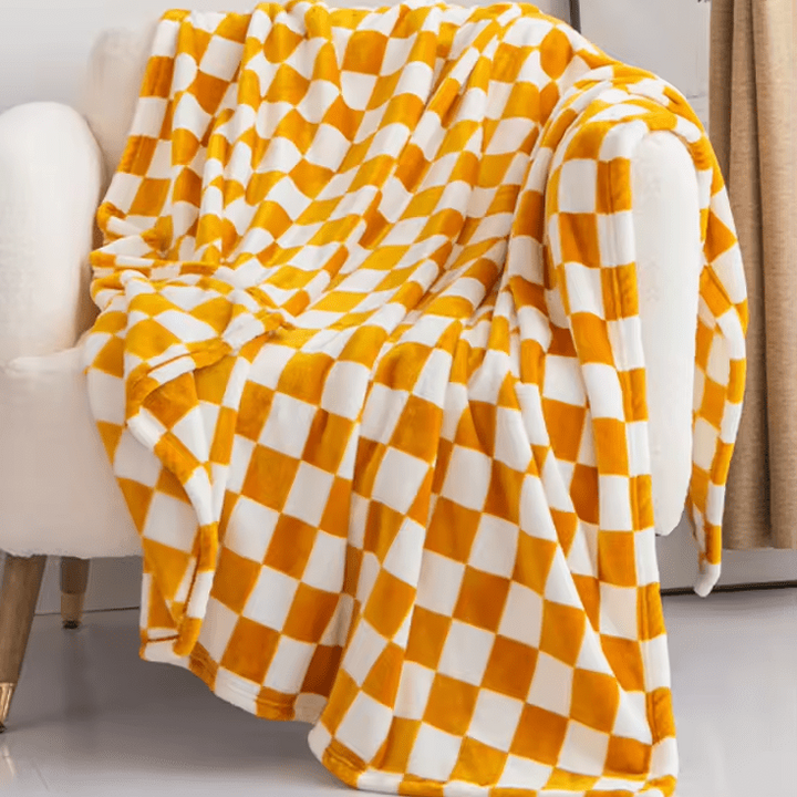 COZYCHECK – Flannel fleece blanket | Soft, warm, and suitable for year-round use