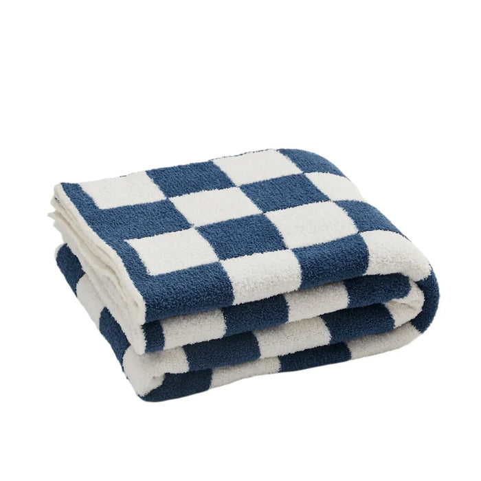 Plushridge™ Soft Plush Throw Blanket in Navy for Cozy Year-Round Snuggling
