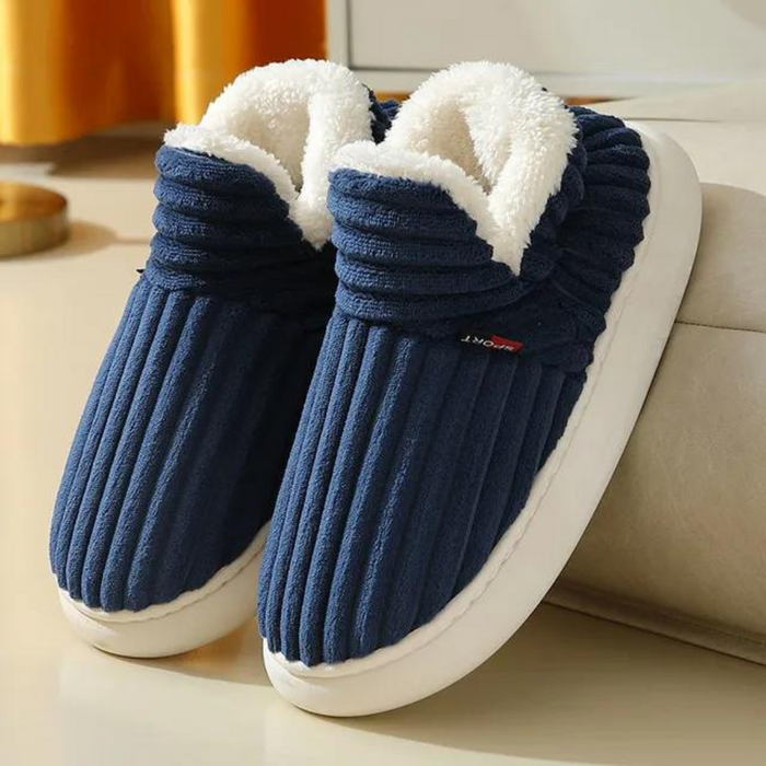 Plushridge™ Cushioned Winter Slippers with Thick Non-Slip Soles