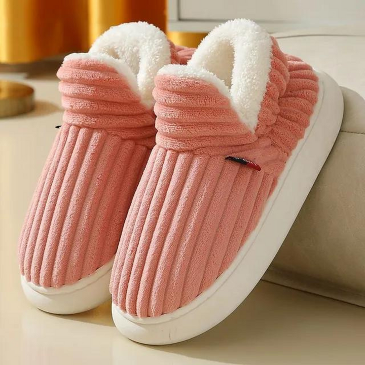 Cushioned Winter Slippers with Thick Non-Slip Soles