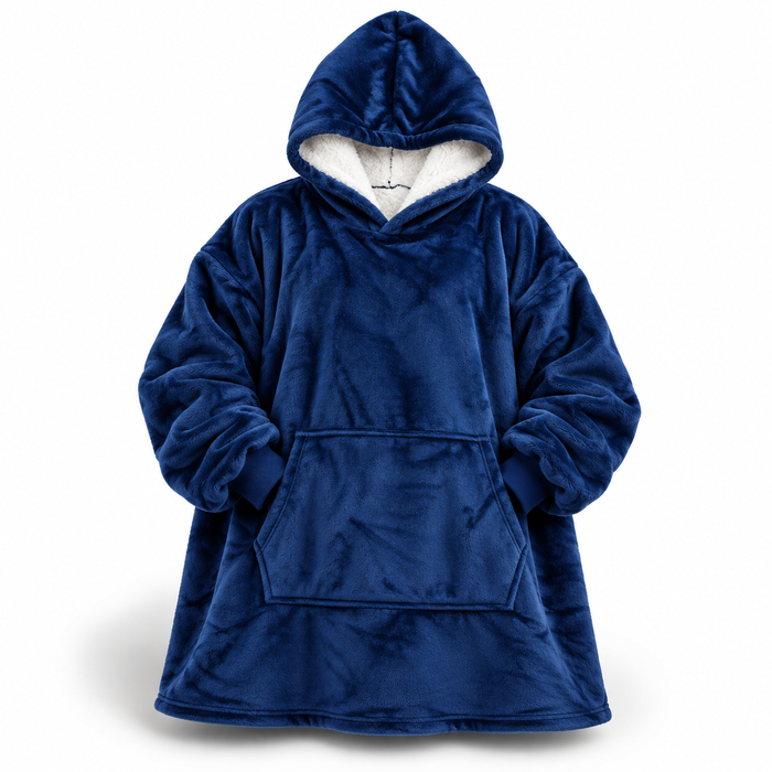 Plushridge™ Ultra-Soft Oversized Sherpa Hoodie Blanket with Big Pocket