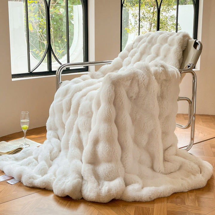 Luxurious Textured Soft Throw Blanket