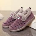 Plushridge™ Fleece-Lined House Slippers with Breathable Textile Upper