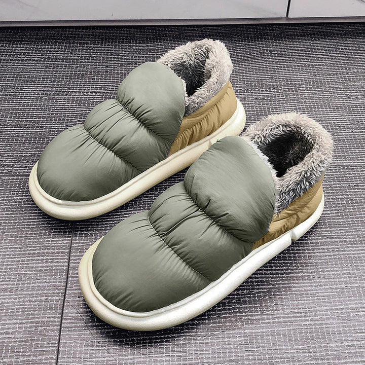 Lightweight Insulated Slippers with Non-Slip Grip Sole