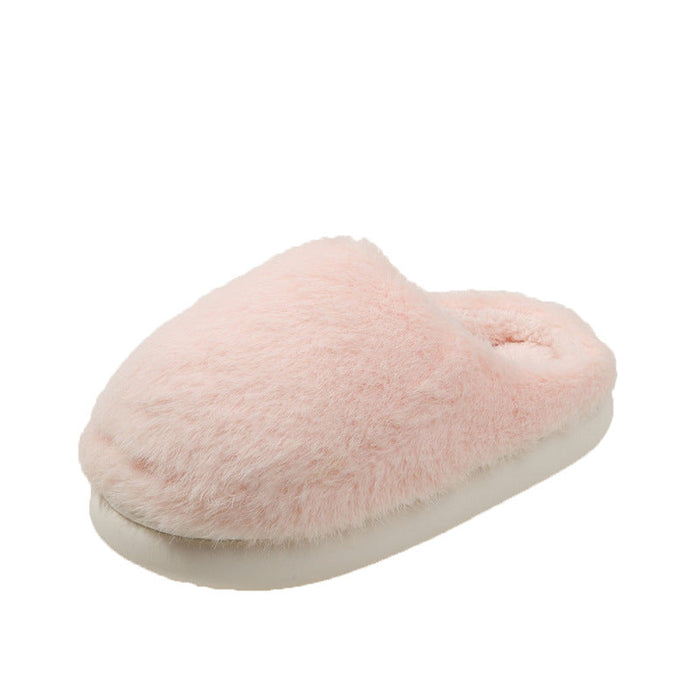 Plushridge™ Faux Fur Fluffy Slippers with Cushioned Insole and Grip Sole