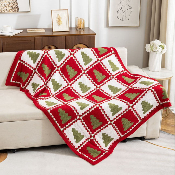 Plushridge™ Snowflake Throw Blanket for Festive Holiday Decor