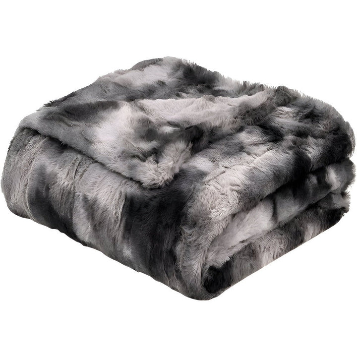 Soft Velour Winter Blanket – Warm Coral Fleece Blanket in Batik Style