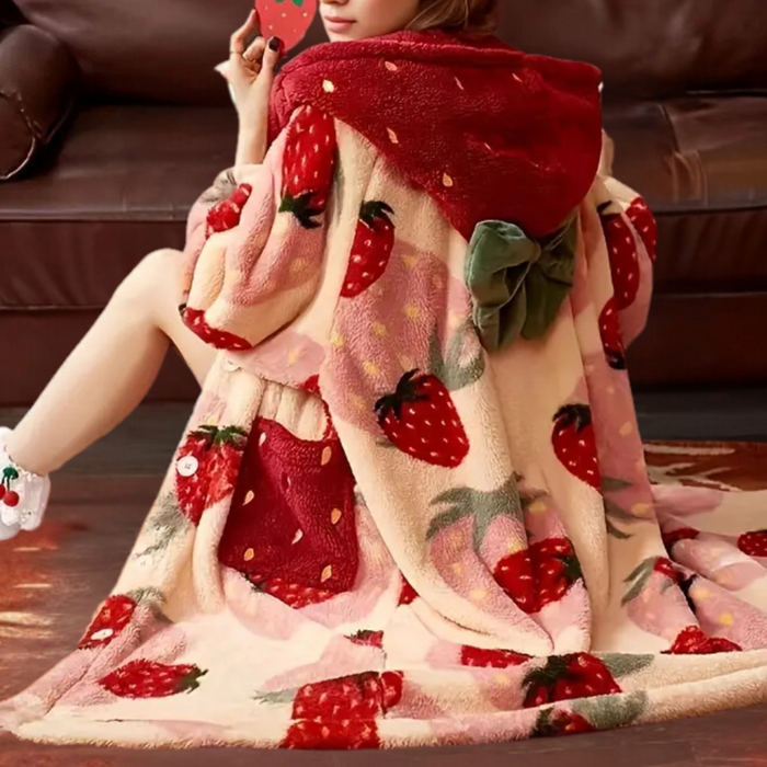 Plushridge™ Women's Hoodie Blanket – Soft, Stylish and Made for Lounging