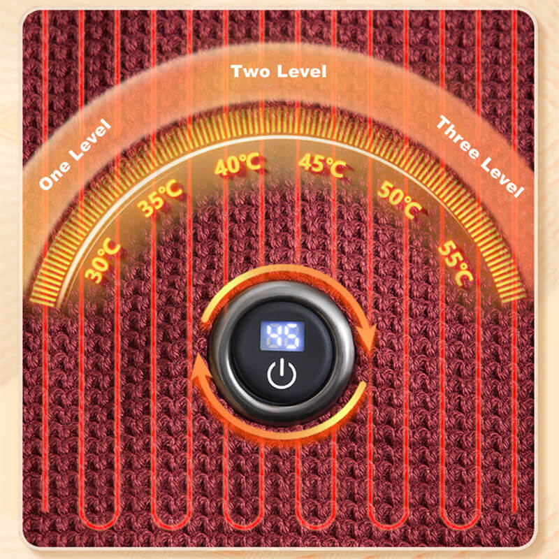 CozyWarm USB Heated Blanket – Portable Electric Throw with 3 Heat Settings &amp; Soft Fleece Fabric