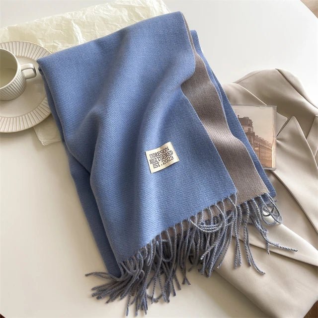Plushridge™ 100% Wool Winter Scarf – Super Soft and Warm for Men and Women