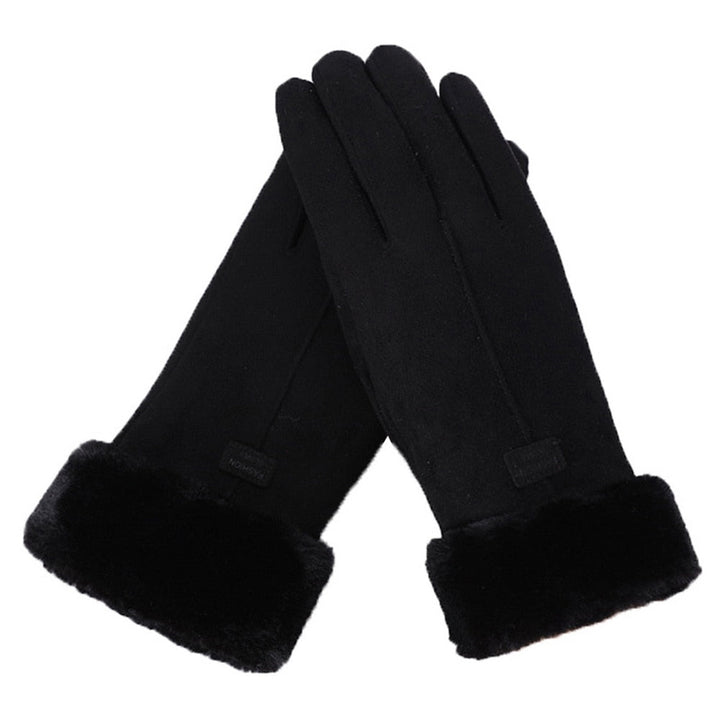 Waterproof Touchscreen Winter Gloves with Fluffy Fleece Lining