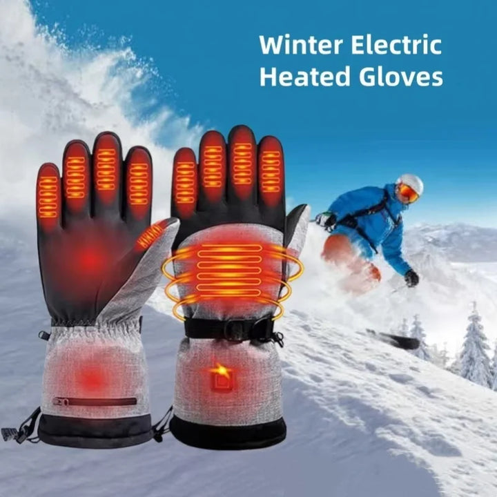 Plushridge™ Waterproof Heated Gloves for Motorcycle and Biking